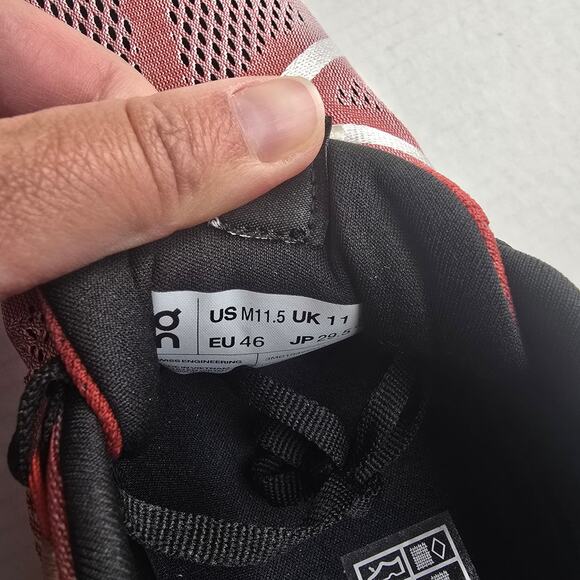 On Running Cloudsurfer Sneakers Mens Size 11.5 Shoes Auburn Frost Athletic - Picture 3 of 4